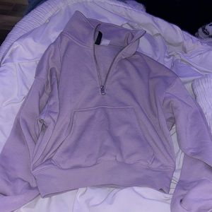 croped jacket. Not too short though